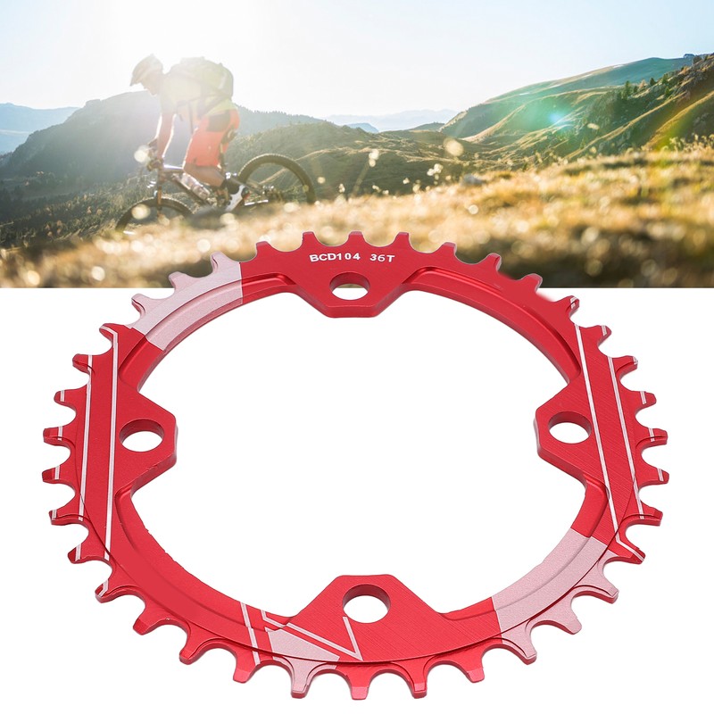 Lebycle 36T Mountain Bike Chain Wheel Wearproof 104BCD Positive and