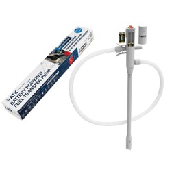 Gas Transfer Pump Battery Operated – Portable Fuel Transfer Pump for Gas Can, No Spill Automatic Siphon with USB-C Rechargeable Battery