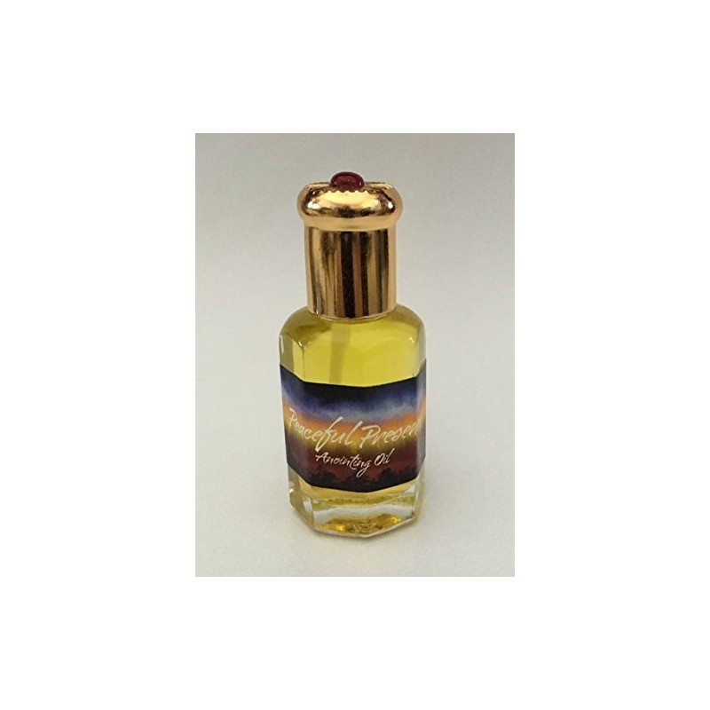 Peaceful Presence Anointing Oil 1/3 oz Bottle with Gold top