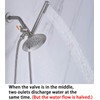 G-Promise Solid Metal Shower Arm Diverter with Holder for Hand