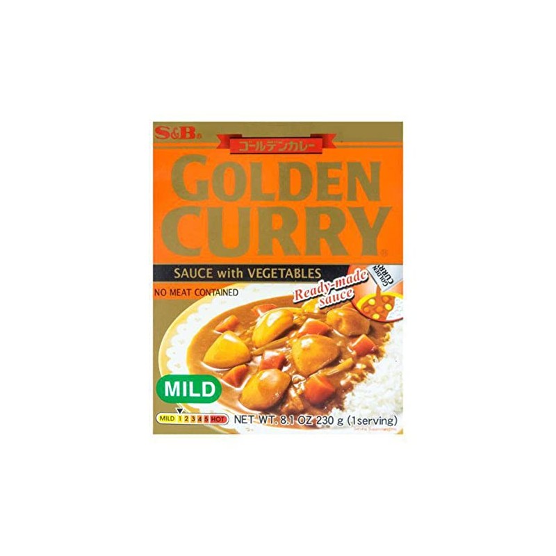 S&B Mild Golden Curry, 8.10 Ounce