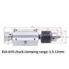 Fafeicy Table Drill Unpowered Spindle Assembly Kit B16 Drill Chuck+