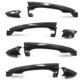 8Pcs Front Rear Left Right Pair Exterior Door Handle Set for Hyundai Sonata 2011 2014
