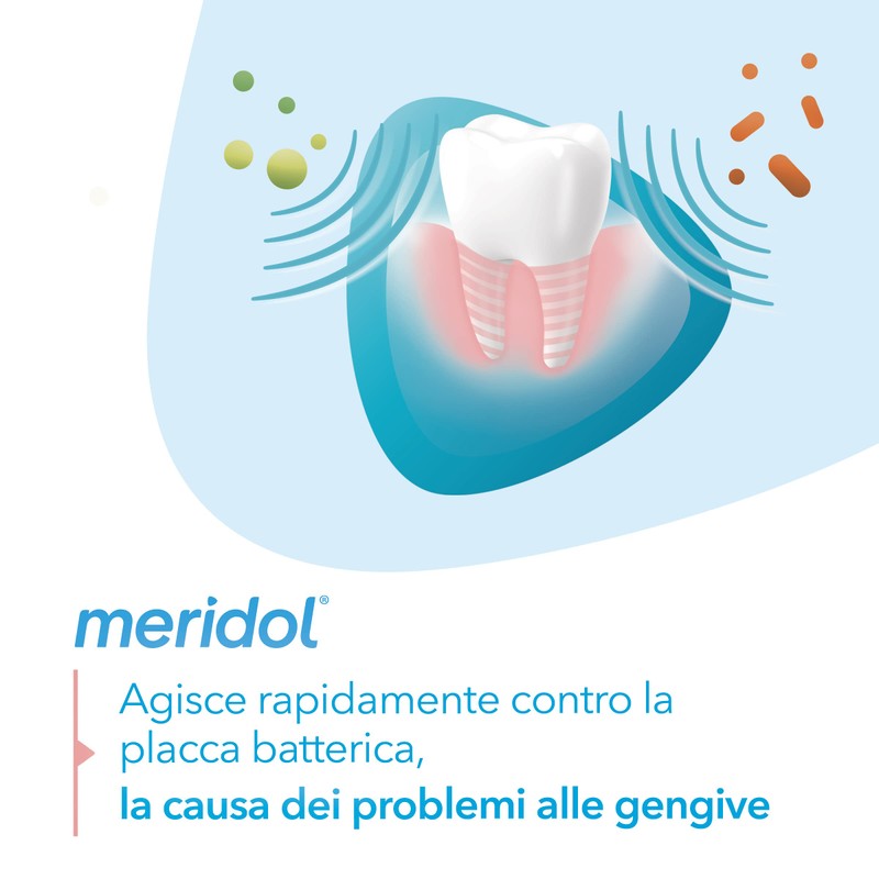 meridol Collutorio Protezione Gengive 400ml I Combatte il sanguinamento e
