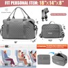 FIORETTO Women's Gym Duffle Bag with Shoes Compartment, Multi-Functional, Ideal
