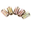 20Pcs/Pack M6 Threaded Inserts, Zinc Alloy Furniture Hex Drive Nut