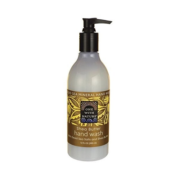 One With Nature Dead Sea Mineral Hand Wash, Shea Butter - 12 Oz