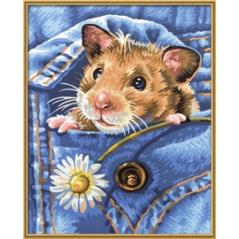 Schipper 924 0436 - Painting by Number Mucki, the Blind Passenger for Kids, 24x30 cm