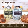 Mamiro Extra Large Reusable Bread Bags - 2 Pack for