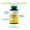 Kit 2 Piezas Suplemento Jengibre & Cúrcuma (60 Caps) Pronat