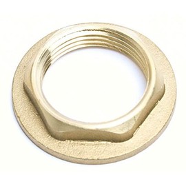 Merriway BH05284 (2 Pcs) Flanged Back Nut Brass 1/2 Inch BSP - Pack of 2 Pieces