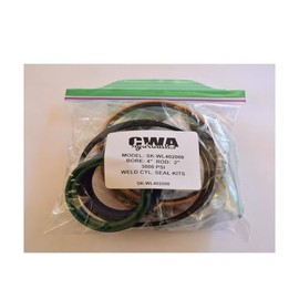 CWA Hydraulics Weld Cylinder Seal Kit for 3004CW ~ 3036CW and 3004WT ~ 3040WT with 3" Bore x 1.5" Rod x 3000 PSI x SAE 8 Ports