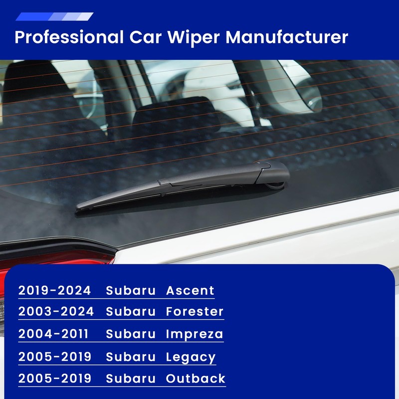 EMITHSUN® 14" Rear Wiper Blades, Streak-free OEM Back Wipers