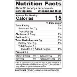 BareOrganics BareOrganics Ashwagandha Root Powder, 8 Oz
