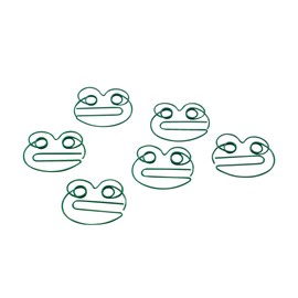 Butler in the Home 100 Count Frog Shaped Paper Clips Great for Paper Clip Collectors or Office Gift - Comes in Round Tin with Lid and Gift Box (Green)