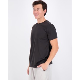 Real Essentials 5 Pack Men’s Active Quick Dry Mesh Crew Neck T Shirts | Athletic Short Sleeve Tee (Available in Big & Tall)- Set 3, 3XLT