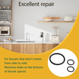 96778,117 Spout O-Ring Kit Replace for Moen Models with a Rotating spout Chateau/Extensa Faucet 7425, 7425BC, 7425W (5 Sets, 15 O-Rings)