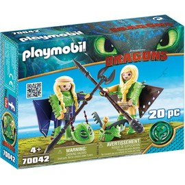 Playmobil How to Train Your Dragon III Ruffnut & Tuffnut with Flight Suit