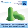 Flents - Tapones para los oídos, Verde, 50 Pair