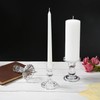 Unity Candle Holder - Glass Candle Holder for Pillar Candle