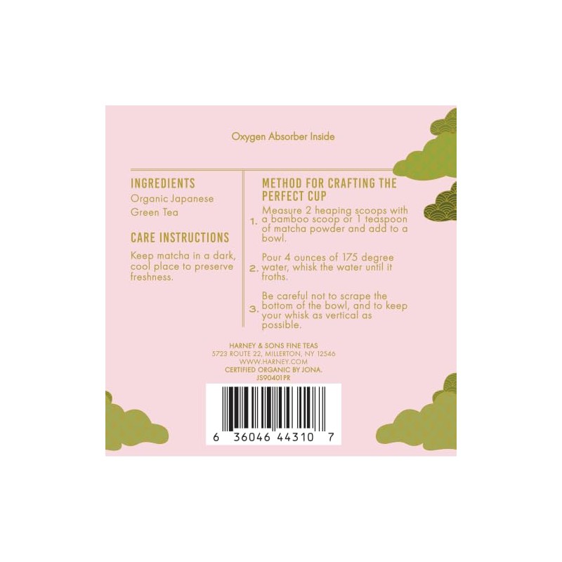 Organic Matcha Powdered Green Tea - Perfect for Lattes &