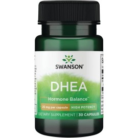 Swanson Dhea 25 Milligrams 30 Capsules