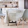 KP HOME Waterproof PVC Table Cloth - Rectangle Oilcloth 78