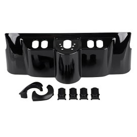 XMMT Vivid Black ABS Inner Fairing with Switch Cap Kit For Harley Touring Street Glide 2006-2013 Electra Glide 1996-2013