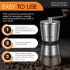 HAIYUECOFEE Manual Coffee Grinder with 8 Adjustable Coarseness Settings, Hand