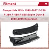 HECASA Windshield Wiper Cowl Vent Grille Compatible with 1999-2007 Ford