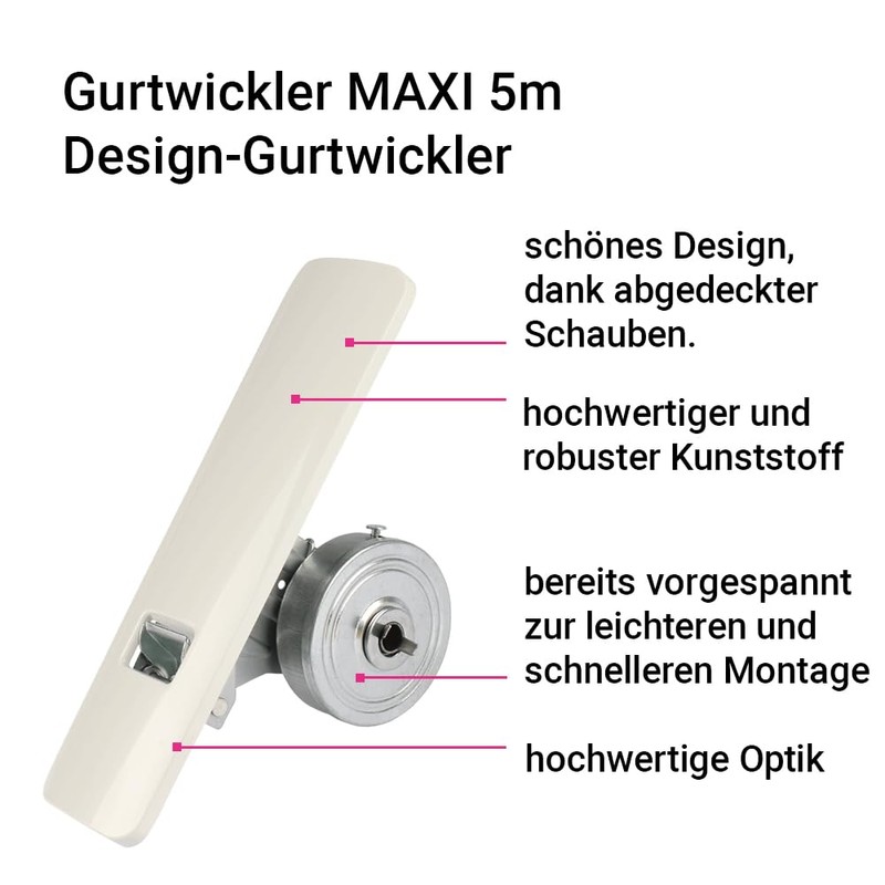 Belt Winder with Design Cover Plate Hole Spacing 135 mm