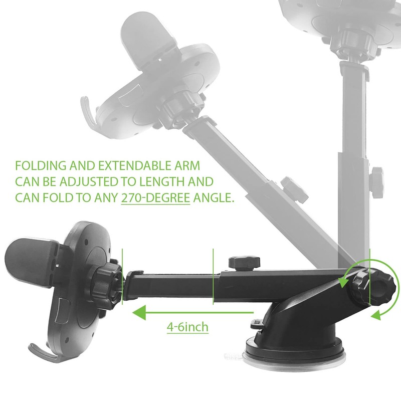Cellet Dashboard Phone Mount, Reusable Suction Cup Dashboard Phone Holder
