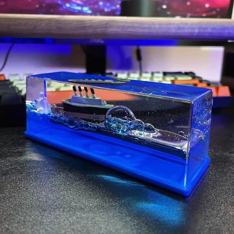 Fluid Drift Bottle, Unsinkable Boat in One Box, Unsinkable Ship,