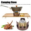 Camping Stove Windproof Vaporizable Portable Liquid Spirit Stove with Stand