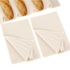3pcs All-Cotton Tea Towels for Baking Sourdough 45x36cm Unbleached Bread