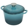 Flavehc Dutch Oven Pot with Lid 1.8 qt Cast Iron