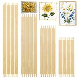 6"/8"/10"/12" Needlepoint Stretcher Bars for Needlework with 100 Tacks, 16PCS Wooden Canvas Splicing Stretcher Bars for Embroidery Stitch Frame Set Bundle for Women's Birthday Gifts, Crafts Art