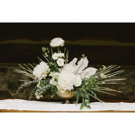 Accent Decor Scallop Compote for Plant and Flowers | Modern Bowl Decor for Home or Office l Indoor and Outdoor Vase for Any Event Decorations (5.75x 4.5) (73350)