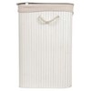 Red Lantern Sentaku Bamboo Laundry Hamper - White