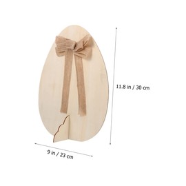 Operitacx 1 Set Rabbit Wooden Ornament Earring Charms Bird Decor Cutout for Home Nest Party Kit Outdoor Cock DIY Wood Slices DIY Hanging Crafts Bunny Shape Wood Slices Easter Linen