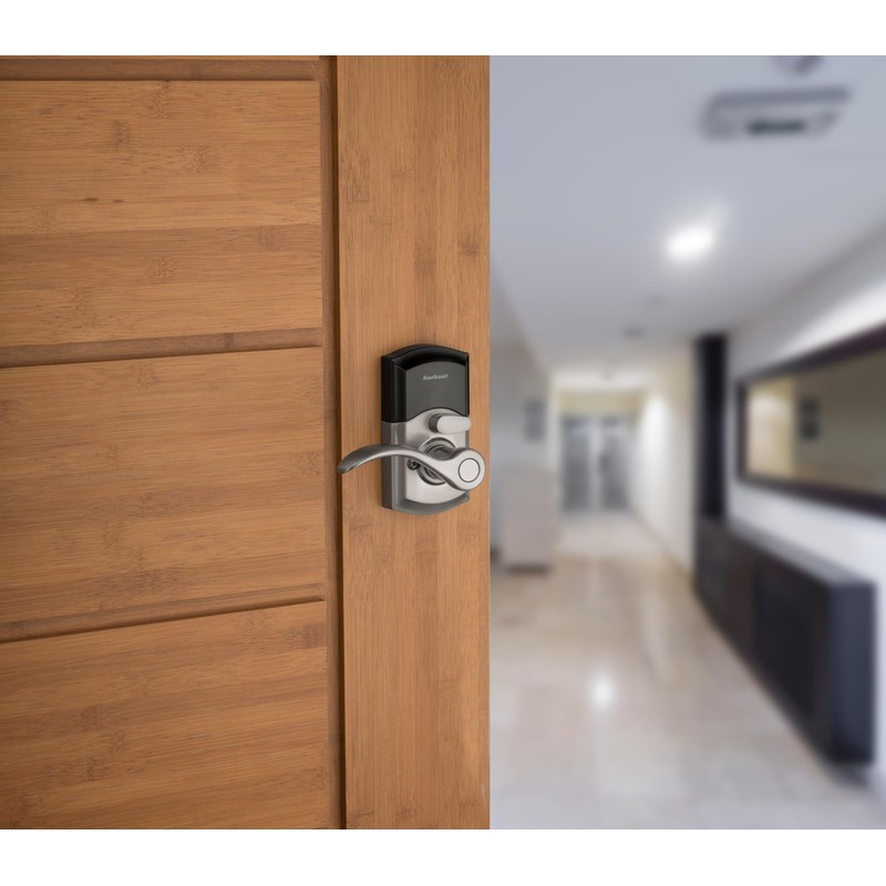 Kwikset SmartCode 955 Pembroke Light Commercial 10-Button Keypad Electronic Lever,