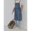 Tobyan - Delantal de algodón suave, unisex, ajustable, con 5
