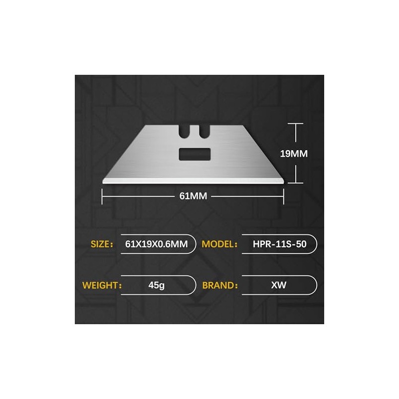 XW SK5 Replacement Blades for Scraper Utility Knife, Universal Utility