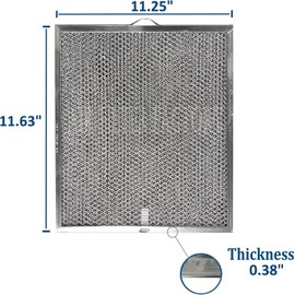 Eopzol S99010317 Range Hood Filter for Broan Nutone 99010317 QT2000 WA6500 BPQTF WA65F