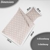 DreamHome 2-Piece Star Bed Linen Duvet Cover 135 x 200