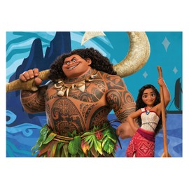 Educa - 2 Cardboard Puzzles with 48 Pieces with the images of Vaiana 2 Double Fun Dimensions 28 x 20 cm Ages 3 4 5 6 Years (20102)