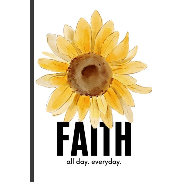Faithful Thoughts: A Sunflower Journal": Lined Pages for Bright Ideas,