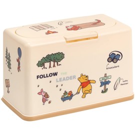 Skater MKST1NAG Anti-Bacterial Mask Stocker, Winnie the Pooh, Outdoors, Holds Approximately 60 Sheets