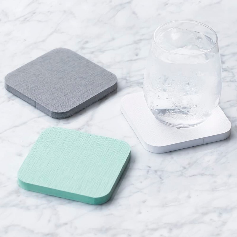 Neo-268S-GY Lava Stone Coaster, Lava Stone Coaster, Chicac, Square, Lava