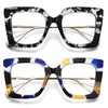 Kafirlo Oversize Bifocal Reading Glasses Women Cat Eye Blue Light
